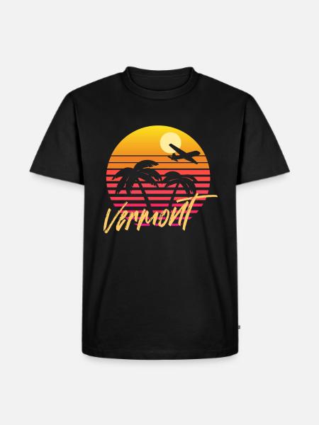 Vermont - Men's Premium Organic T-Shirt - black