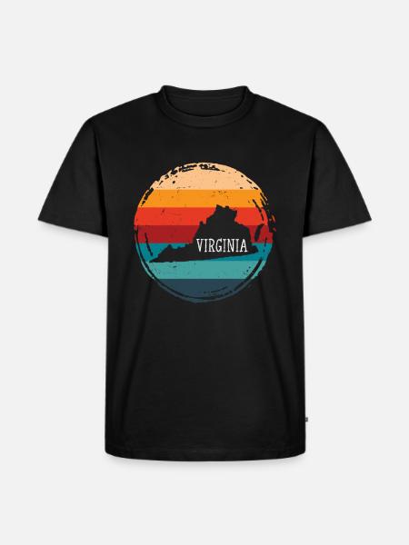 Virginia - Men's Premium Organic T-Shirt - black