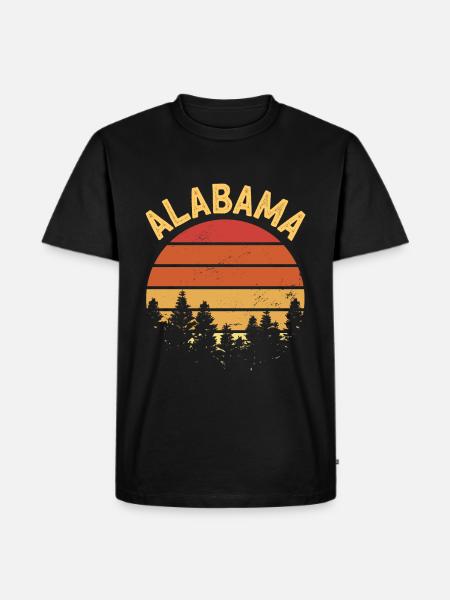 Alabama - Men's Premium Organic T-Shirt - black