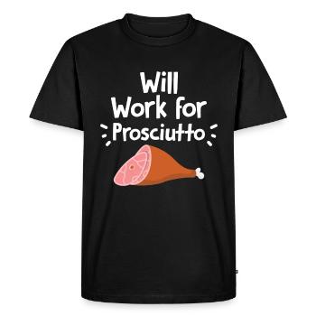 Cadeau de noix de pécan - T-shirt Premium bio Homme - noir - Devant - Nico (187cm)