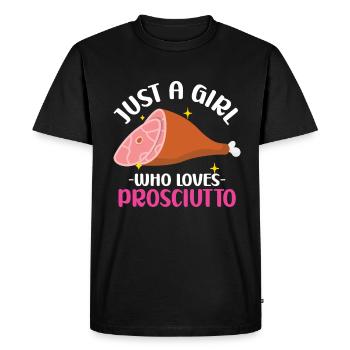 Jambon - T-shirt Premium bio Homme - noir - Devant - Nico (187cm)