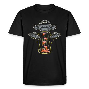 Jambon - T-shirt Premium bio Homme - noir - Devant - Nico (187cm)