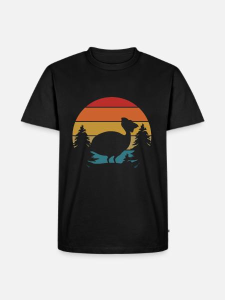 Perlhühner Perlhuhn Guinea Fowl - Men's Premium Organic T-Shirt - black