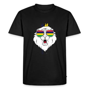 Maurice - T-shirt Premium bio Homme - noir - Devant - Nico (187cm)