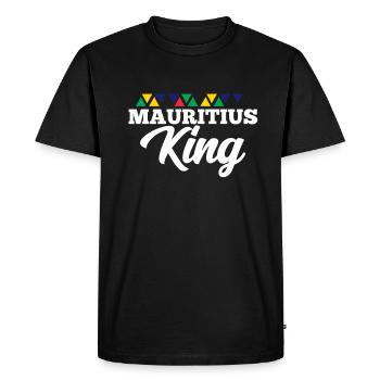 Maurice - T-shirt Premium bio Homme - noir - Devant - Nico (187cm)