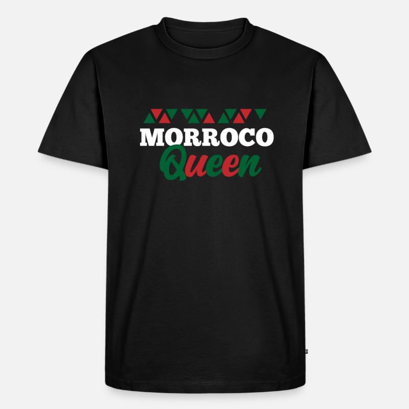 Marokko - Männer Premium Bio T-Shirt - Schwarz
