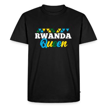 Rwanda - Men's Premium Organic T-Shirt - black - Front - Nico (187cm)