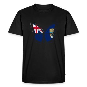 Saint Helena - Men's Premium Organic T-Shirt - black - Front - Nico (187cm)