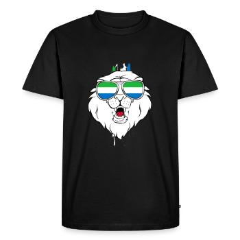 Sierra Leone - T-shirt Premium bio Homme - noir - Devant - Nico (187cm)