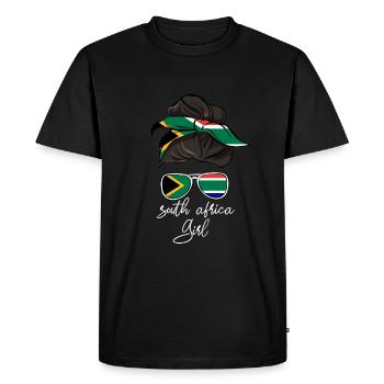 Afrique du Sud - T-shirt Premium bio Homme - noir - Devant - Nico (187cm)