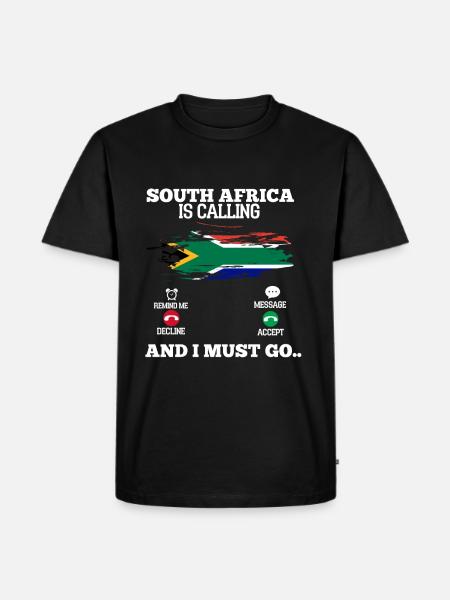 South Africa - Men's Premium Organic T-Shirt - black