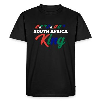 Afrique du Sud - T-shirt Premium bio Homme - noir - Devant - Nico (187cm)