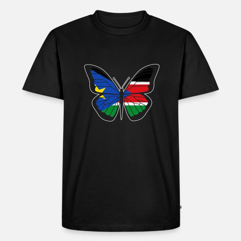 Südsudan - Männer Premium Bio T-Shirt - Schwarz
