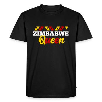 Zimbabwe - T-shirt Premium bio Homme - noir - Devant - Nico (187cm)