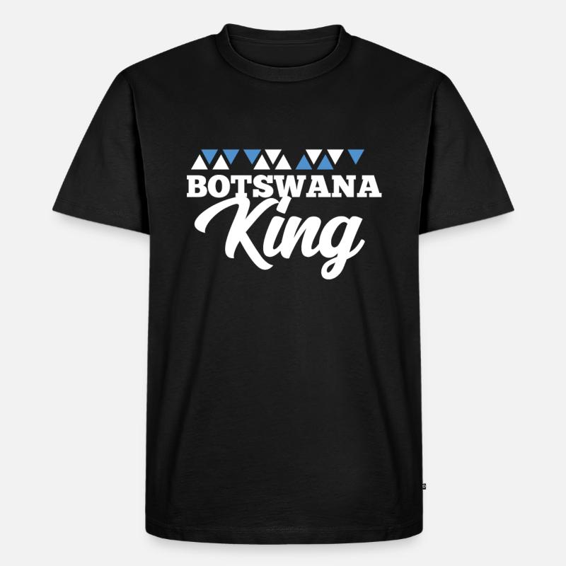 Botswana - Männer Premium Bio T-Shirt - Schwarz