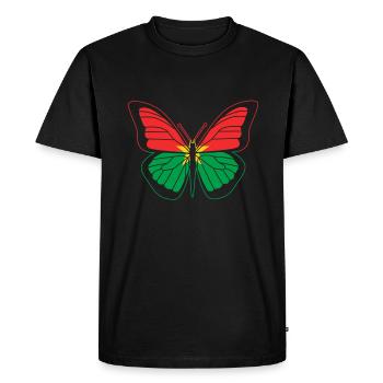 Burkina Faso - T-shirt Premium bio Homme - noir - Devant - Nico (187cm)