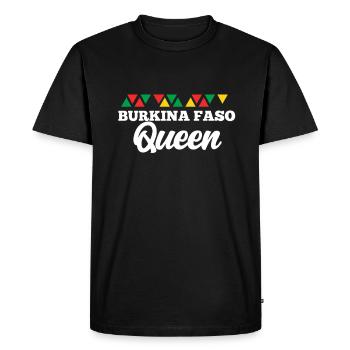 Burkina Faso - T-shirt Premium bio Homme - noir - Devant - Nico (187cm)