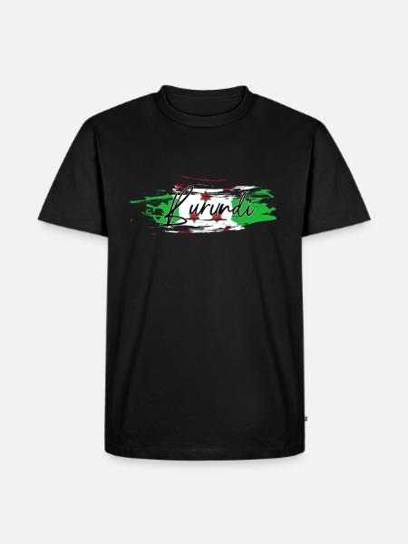 Burundi - T-shirt Premium bio Homme - noir