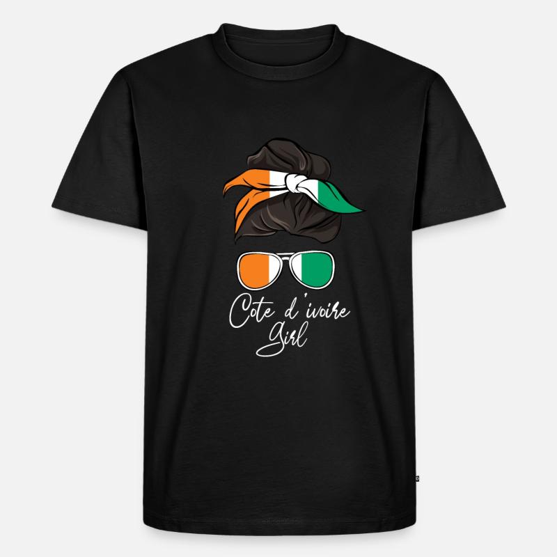 Elfenbeinküste - Männer Premium Bio T-Shirt - Schwarz