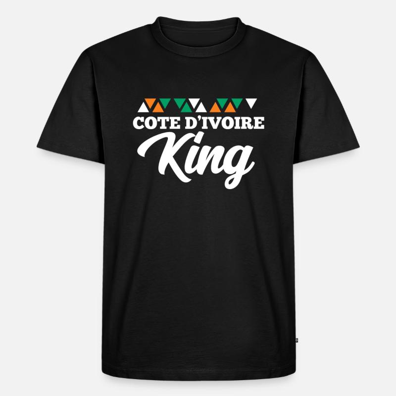 Elfenbeinküste - Männer Premium Bio T-Shirt - Schwarz