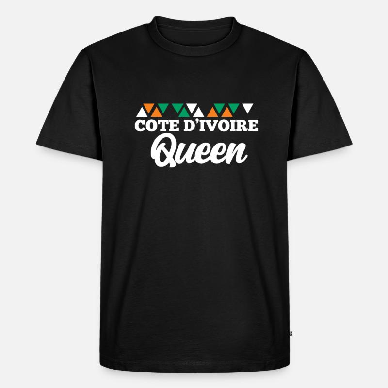 Elfenbeinküste - Männer Premium Bio T-Shirt - Schwarz