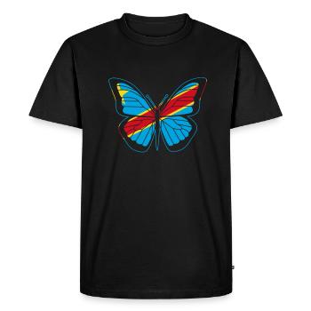 Congo - T-shirt Premium bio Homme - noir - Devant - Nico (187cm)