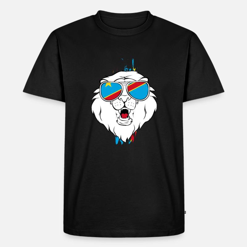 Dschibuti - Männer Premium Bio T-Shirt - Schwarz