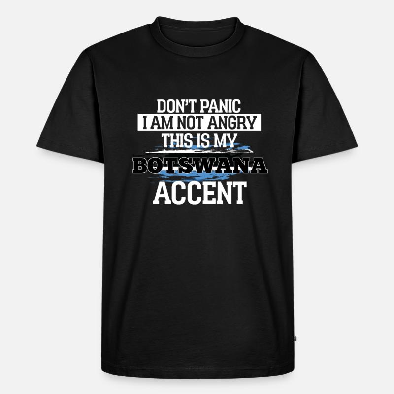Chad - Männer Premium Bio T-Shirt - Schwarz