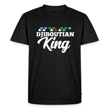 Djibouti - T-shirt Premium bio Homme - noir - Devant - Nico (187cm)
