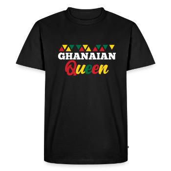 Ghana - T-shirt Premium bio Homme - noir - Devant - Nico (187cm)