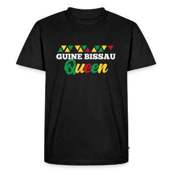 Guinée-Bissau - T-shirt Premium bio Homme - noir - Devant - Nico (187cm)
