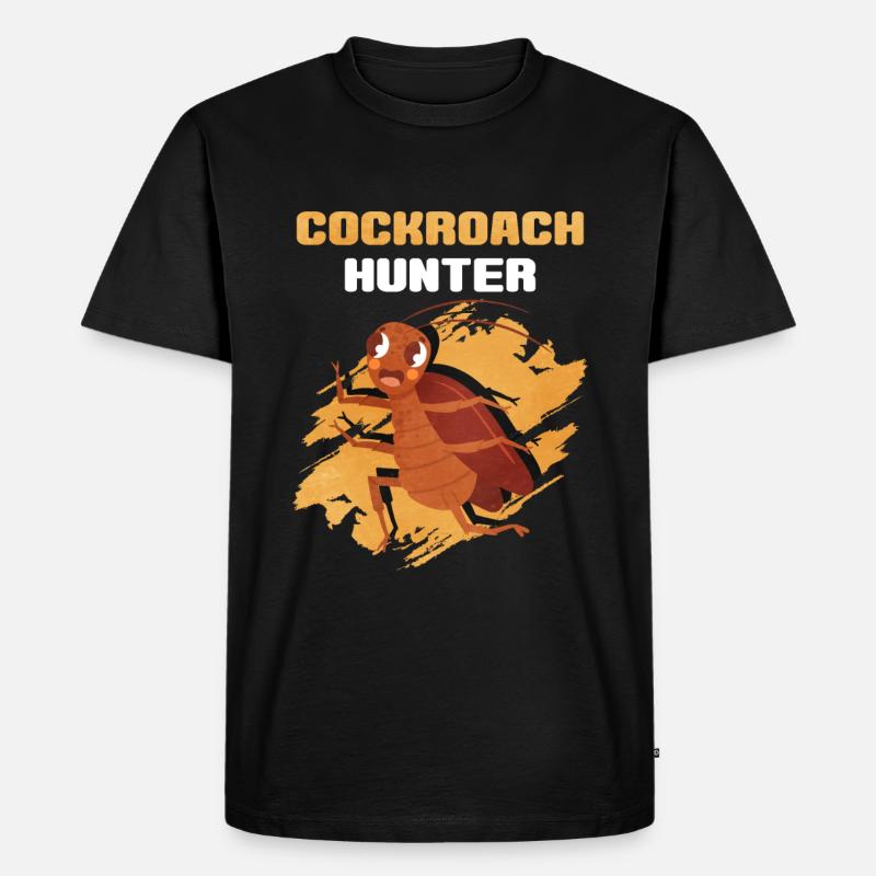Kakerlake - Männer Premium Bio T-Shirt - Schwarz