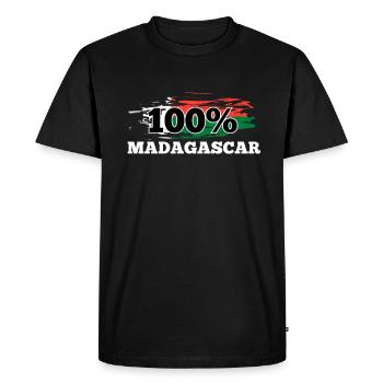 Madagascar - T-shirt Premium bio Homme - noir - Devant - Nico (187cm)