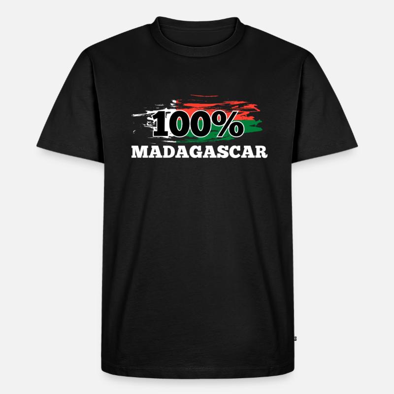 Madagaskar - Männer Premium Bio T-Shirt - Schwarz