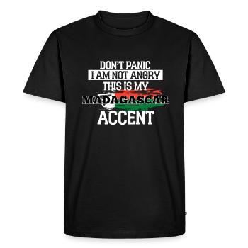 Madagascar - T-shirt Premium bio Homme - noir - Devant - Nico (187cm)