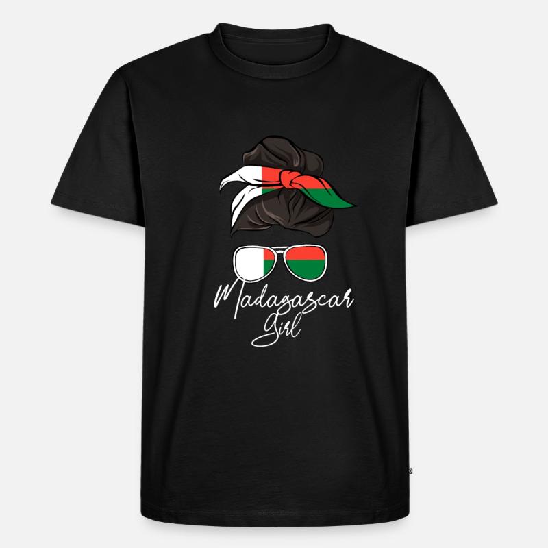 Madagaskar - Männer Premium Bio T-Shirt - Schwarz