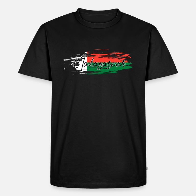 Madagaskar - Männer Premium Bio T-Shirt - Schwarz