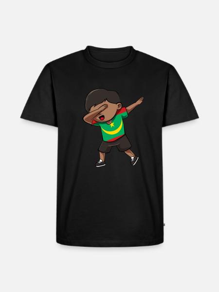 Mauritania - Men's Premium Organic T-Shirt - black