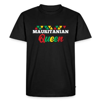 Mauritanie - T-shirt Premium bio Homme - noir - Devant - Nico (187cm)
