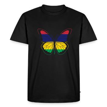 Maurice - T-shirt Premium bio Homme - noir - Devant - Nico (187cm)