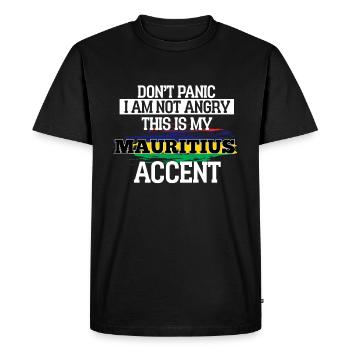 Maurice - T-shirt Premium bio Homme - noir - Devant - Nico (187cm)