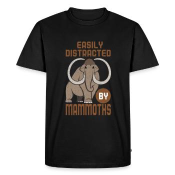 Mammouth - T-shirt Premium bio Homme - noir - Devant - Nico (187cm)