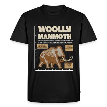 Mammouth - T-shirt Premium bio Homme - noir - Devant - Nico (187cm)