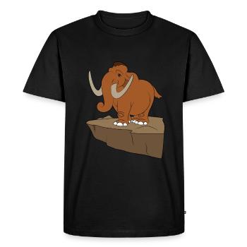 Mammouth - T-shirt Premium bio Homme - noir - Devant - Nico (187cm)