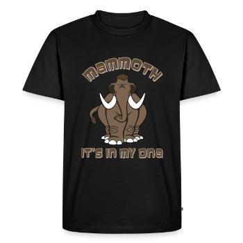 Mammouth - T-shirt Premium bio Homme - noir - Devant - Nico (187cm)