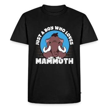 Mammouth - T-shirt Premium bio Homme - noir - Devant - Nico (187cm)