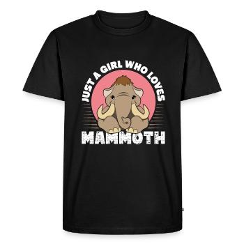 Mammouth - T-shirt Premium bio Homme - noir - Devant - Nico (187cm)