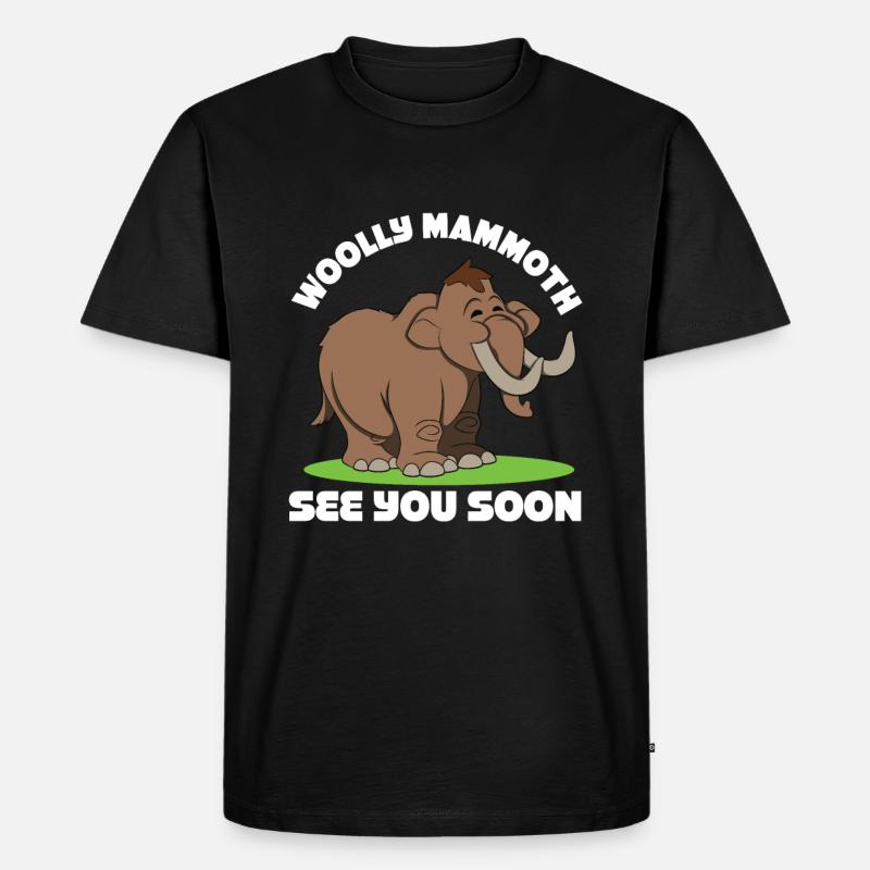 Mammut - Männer Premium Bio T-Shirt - Schwarz