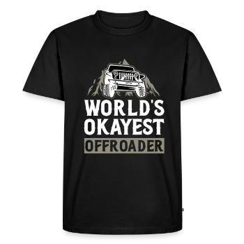 Off-road - Men's Premium Organic T-Shirt - black - Front - Nico (187cm)