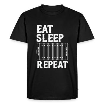 Football américain - T-shirt Premium bio Homme - noir - Devant - Nico (187cm)